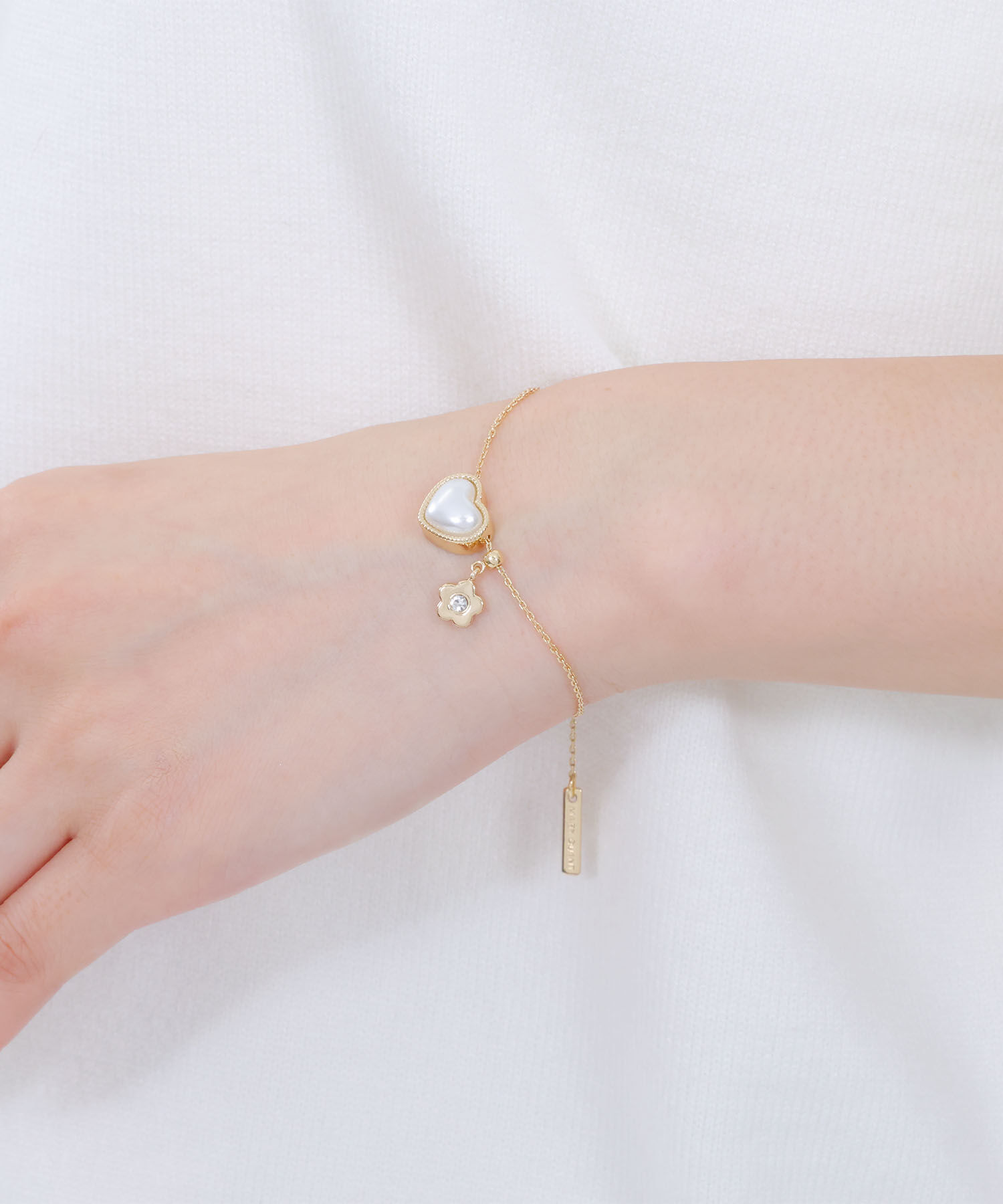 MARY QUANT「ハートパール ブレスレット」|ブレスレット・バングル|