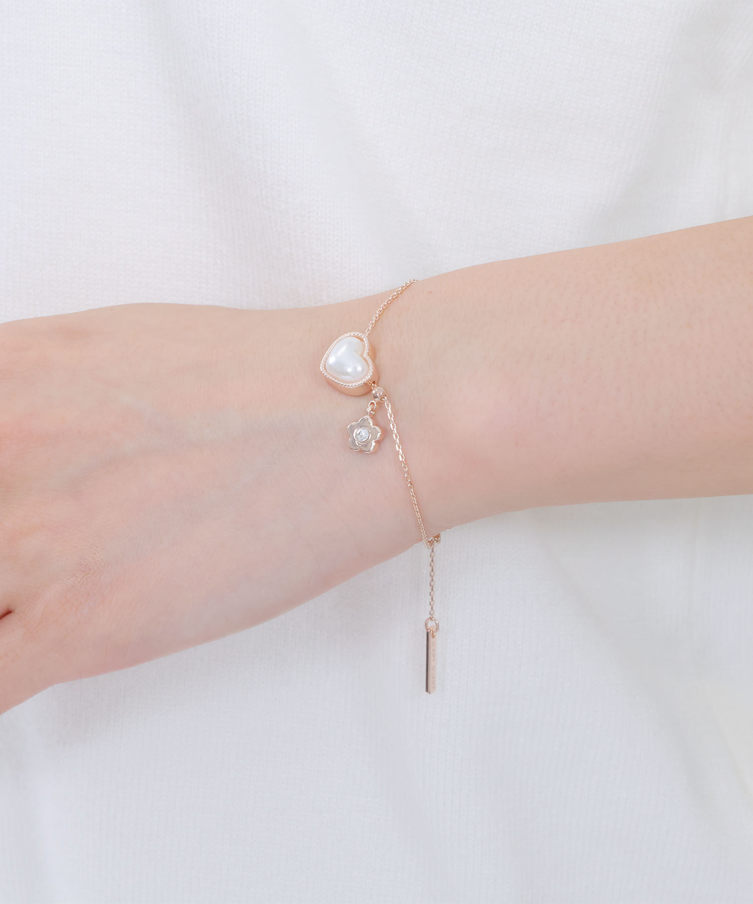 MARY QUANT「ハートパール ブレスレット」|ブレスレット・バングル|