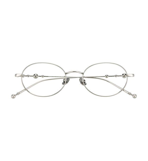  「【LOVE BY e.m.コラボ】&ldquo;staccato&rdquo;｜オーバル型メタルフレーム｜Zoff｜LOVE BY e.m. レンズ交換券付」|メガネ|