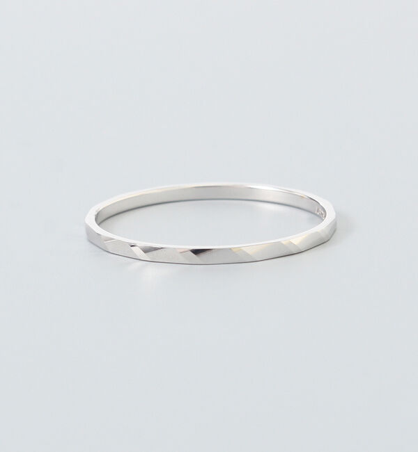 JUPITER「【K10WG】スリムリング/シルバー」|リング|