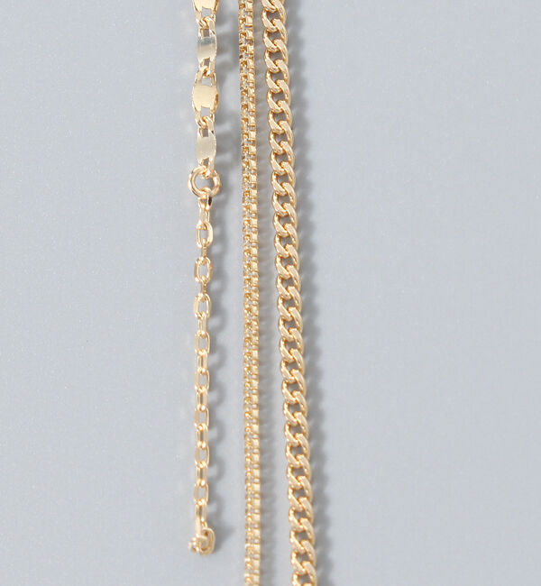 JUPITER「【K10】チェーンデザインイヤリング」|イヤリング|