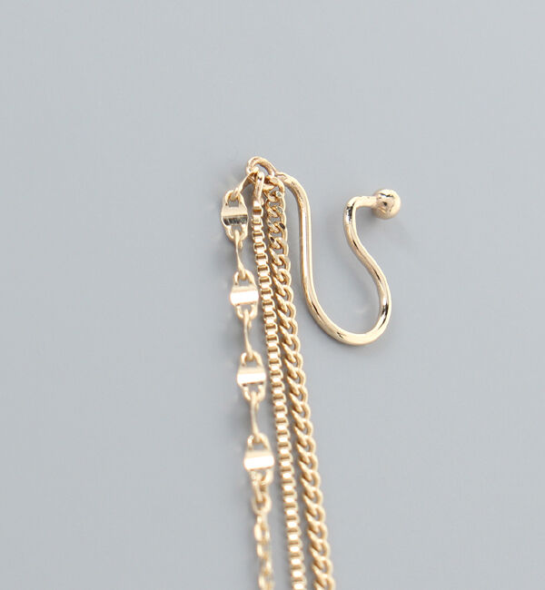 JUPITER「【K10】チェーンデザインイヤリング」|イヤリング|