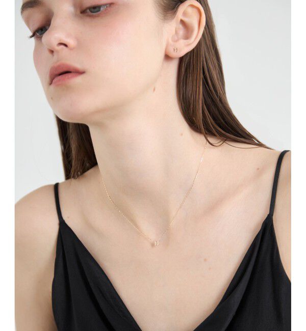 ete「[コード] K10YG イニシャル ネックレス」|ネックレス|