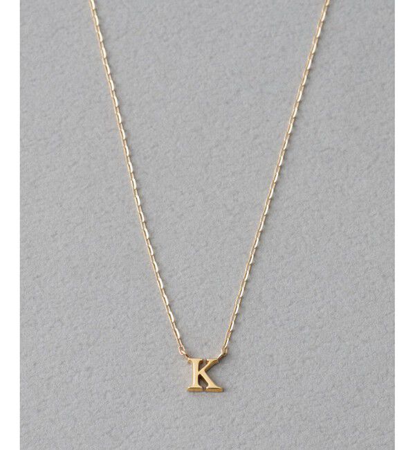 ete「[コード] K10YG イニシャル ネックレス」|ネックレス|K