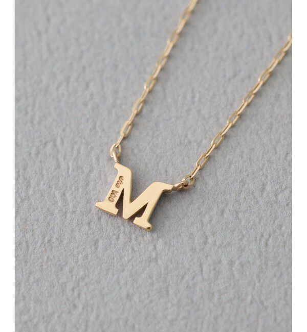 ete「[コード] K10YG イニシャル ネックレス」|ネックレス|