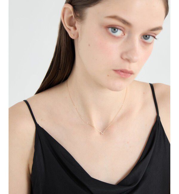 ete「[コード] K10YG イニシャル ネックレス」|ネックレス|