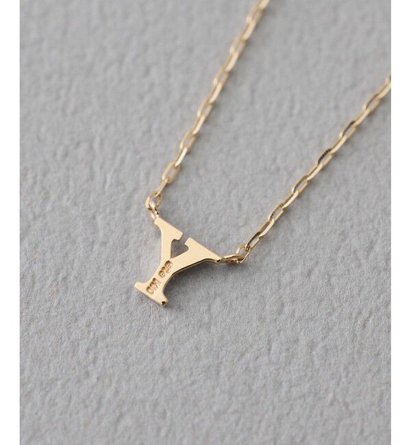 ete「[コード] K10YG イニシャル ネックレス」|ネックレス|