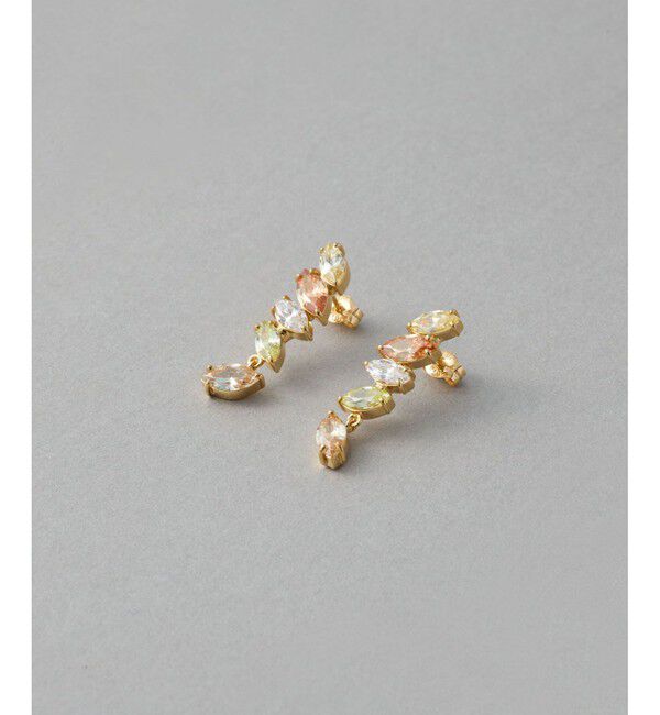 ete「ビジュー マーキス ピアス」|ピアス|