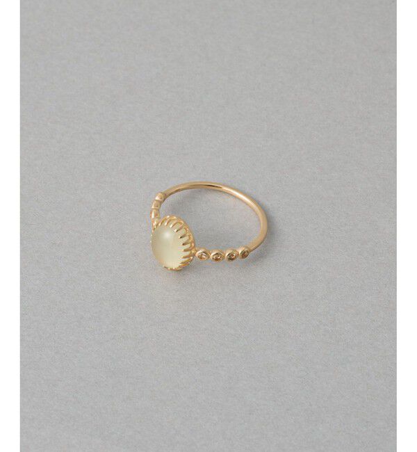 ete「[マイプレシャス] K10YG レモンクォーツ リング」|リング|