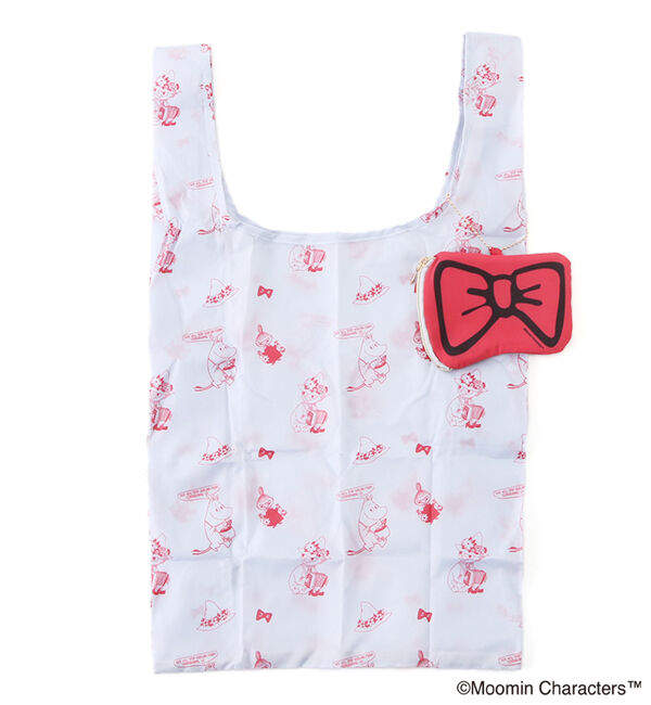  「Motif-Ⅰ ポーチ付きショッピングバッグ」|エコバッグ|RED