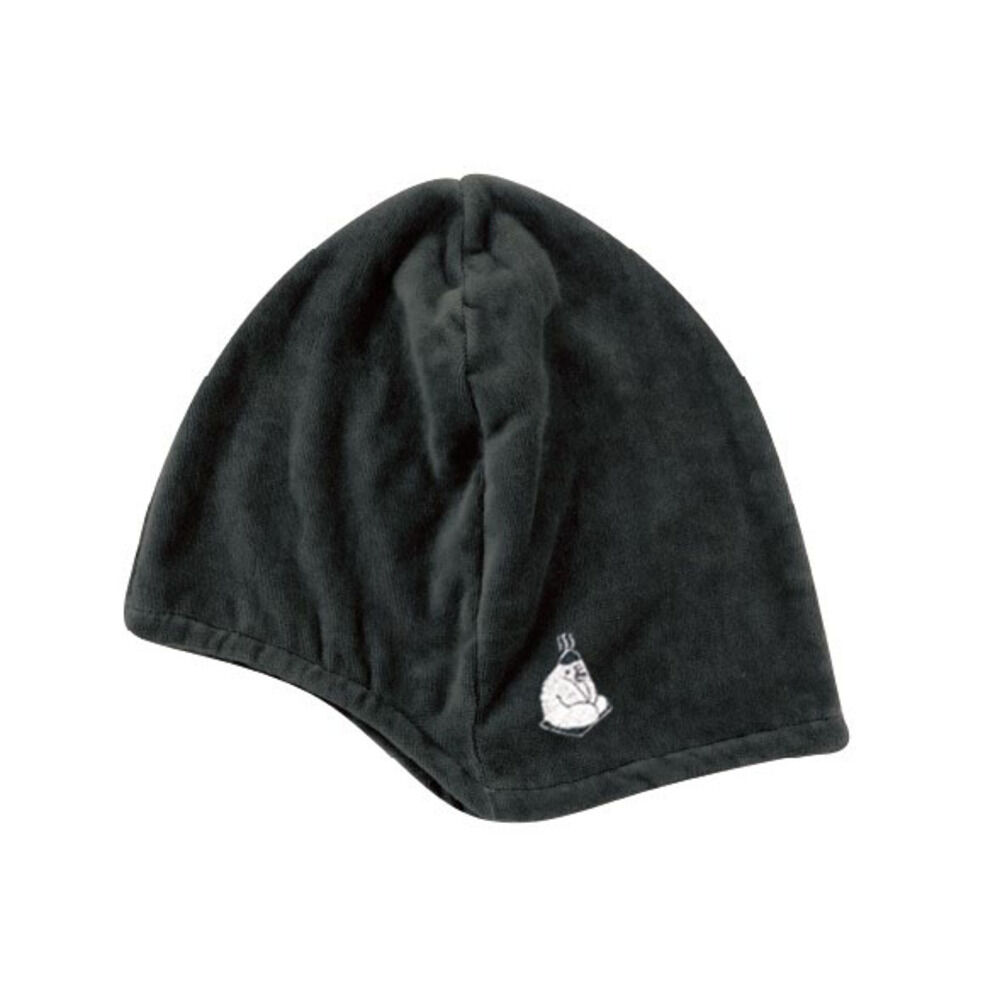 BACKYARD FAMILY「ごリラックス サウナ ハット 通販 サウナハット 今治タオル 吸水性 洗濯可能 大きめ ととのう」|その他|ブラック1