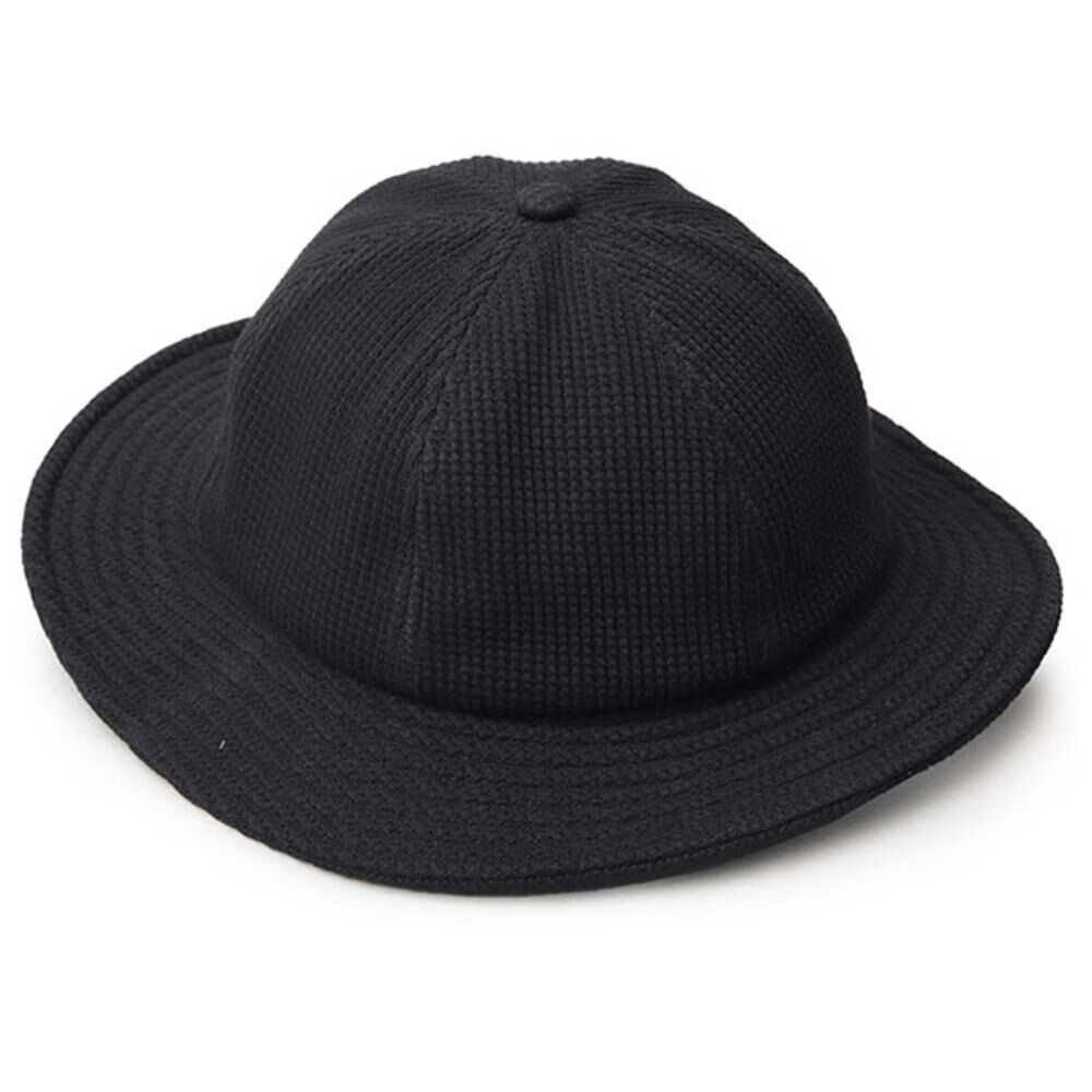 BACKYARD FAMILY「メトロハット 通販 日本製 Mr.COVER ミスターカバー ワッフル ワッフルツバ広ハット」|ハット|ブラック1