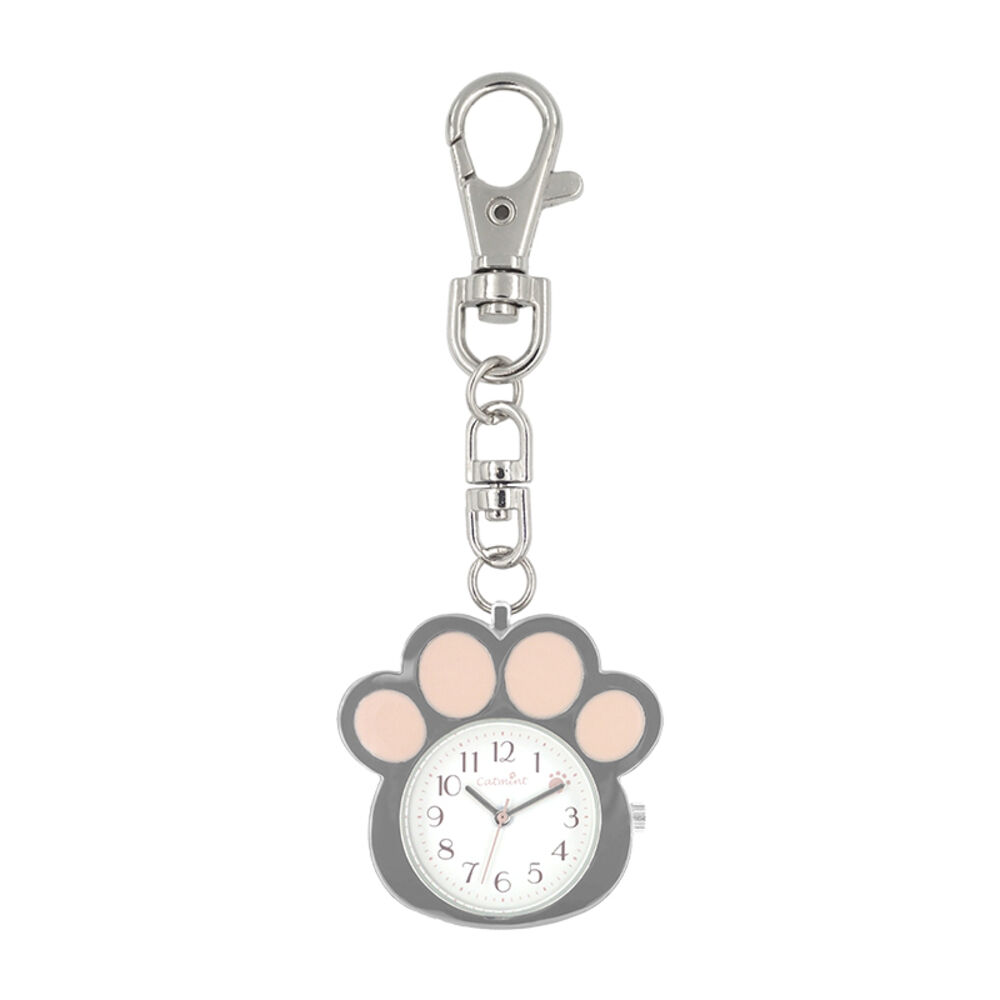 BACKYARD FAMILY「懐中時計 レディース 通販 catmint キャットミント チャームウォッチ 肉球チャームウォッチ」|腕時計|シルバー1