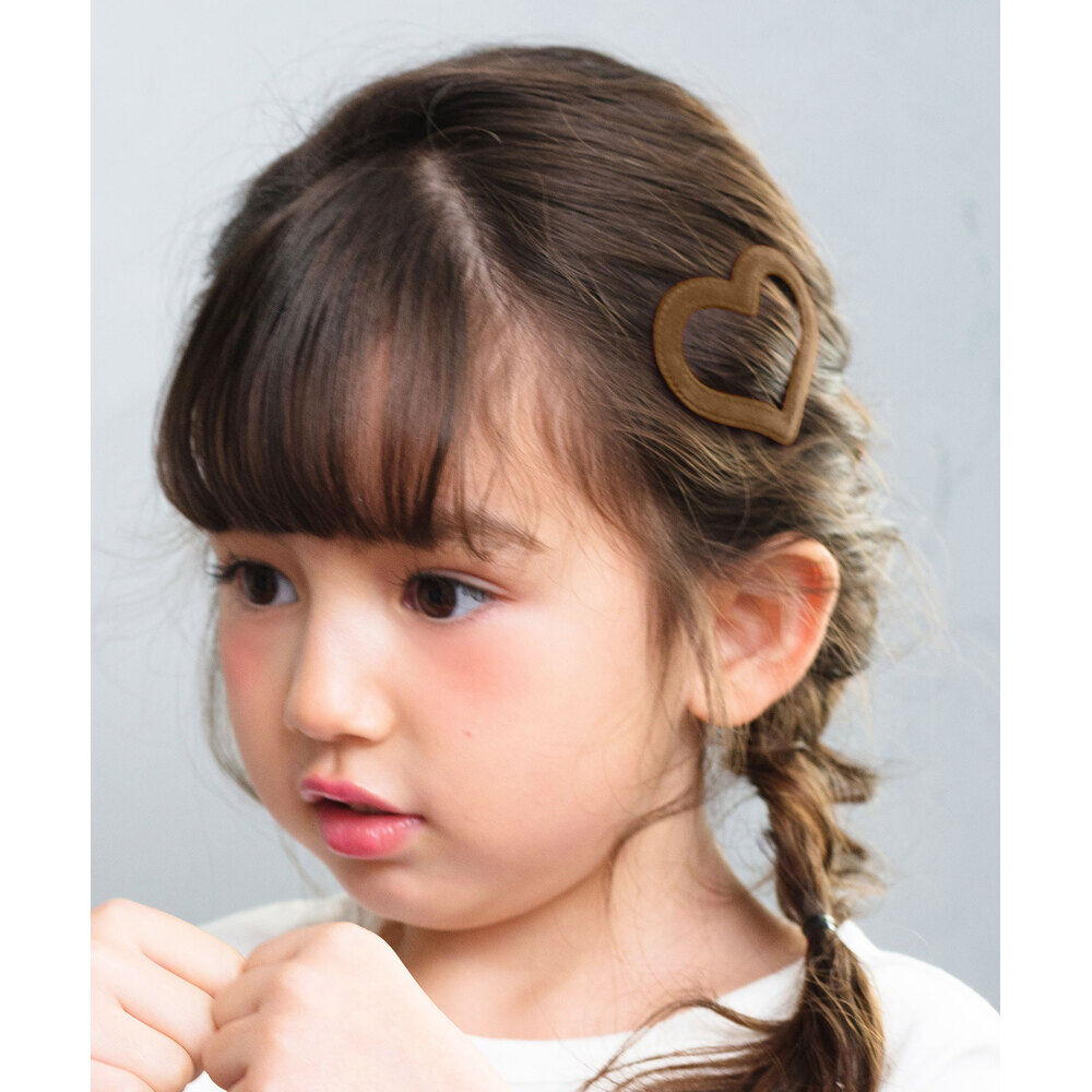 BACKYARD FAMILY「Rora パッチン留め 2個セット 通販 ローラ ラナ スウェード パッチンピン パッチンどめ」|その他|ブラウン1