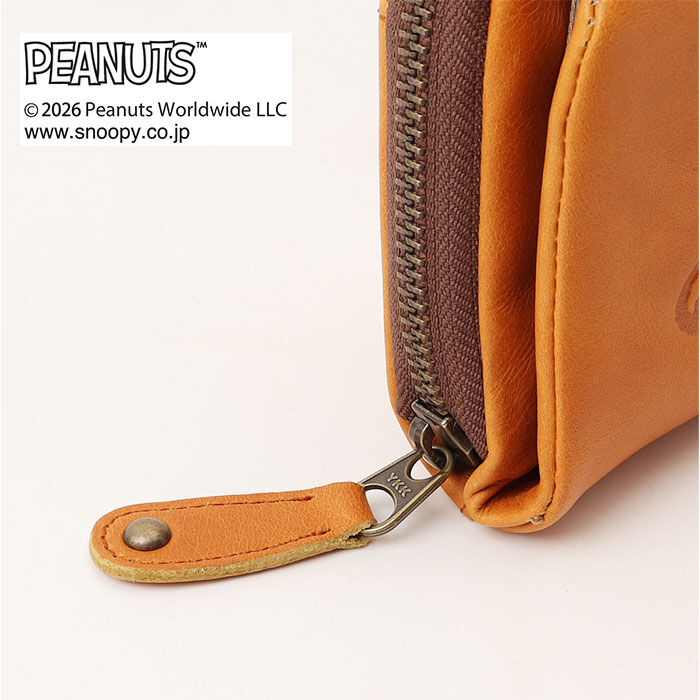 BACKYARD FAMILY「スヌーピー 財布 二つ折り 通販 SNOOPY 73167 レザー 本革 牛革 二つ折り財布」|財布|