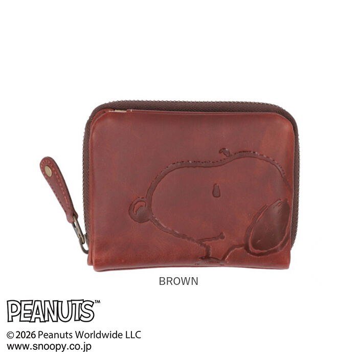 BACKYARD FAMILY「スヌーピー 財布 二つ折り 通販 SNOOPY 73167 レザー 本革 牛革 二つ折り財布」|財布|