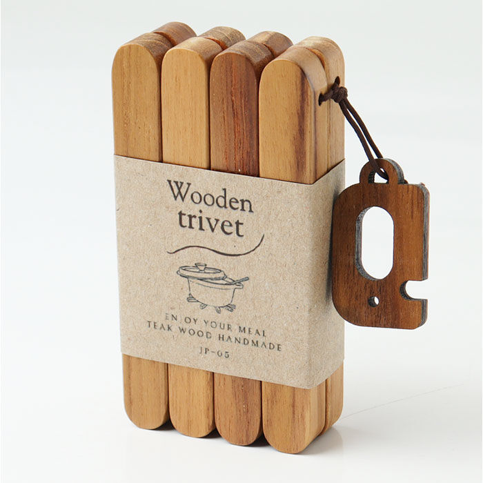 BACKYARD FAMILY「トリベット 鍋敷き 木製 通販 鍋しき なべしき ポットマット trivet なべ敷き チーク材」|その他|