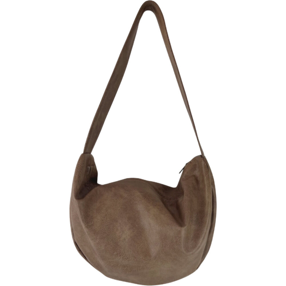 BACKYARD FAMILY「ショルダーバッグ A4 おしゃれ 通販 レディース 大きめ 大容量 三日月型 斜め掛け 斜めかけ」|ショルダー・メッセンジャー|ブラウン1