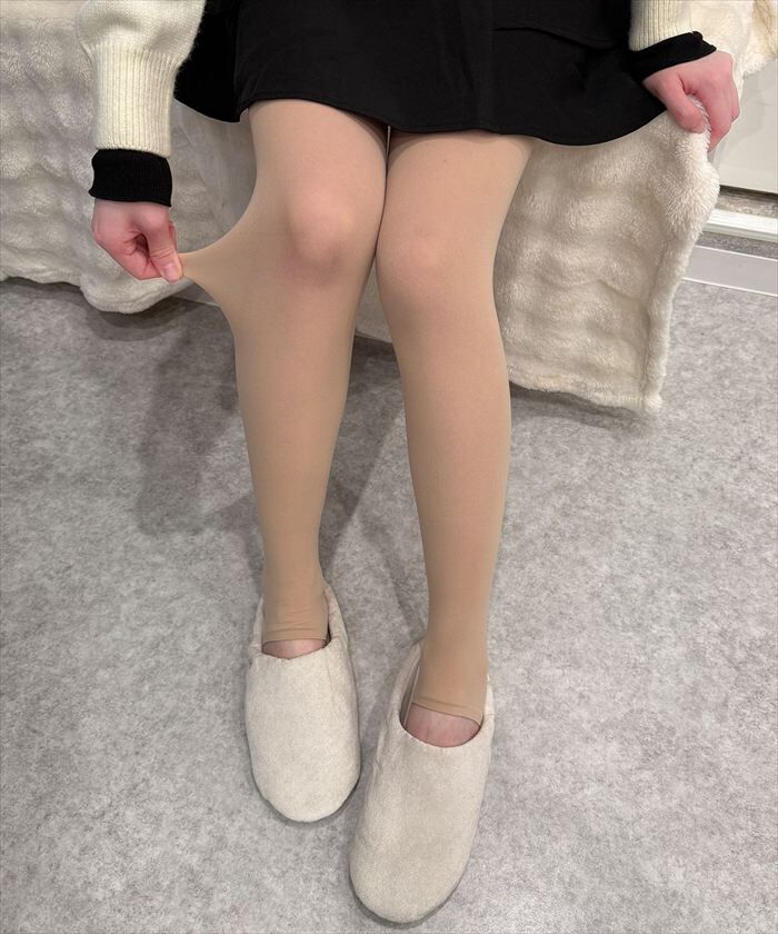 BACKYARD FAMILY「フェイクタイツ 肌色 通販 フェイク タイツ ストッキング風 ベージュ 肌色のタイツ 40デニール」|その他|