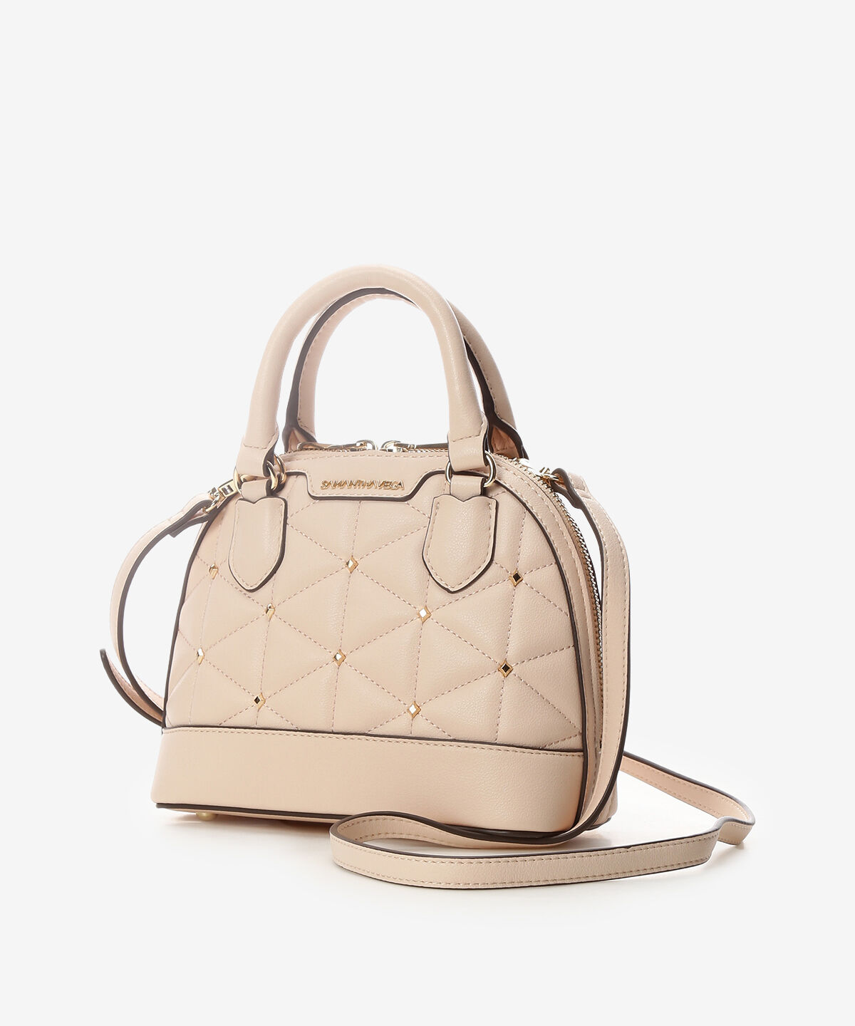 Samantha Vega「キルティングスタッズハンドバッグ（ミニ）」|ハンドバッグ|