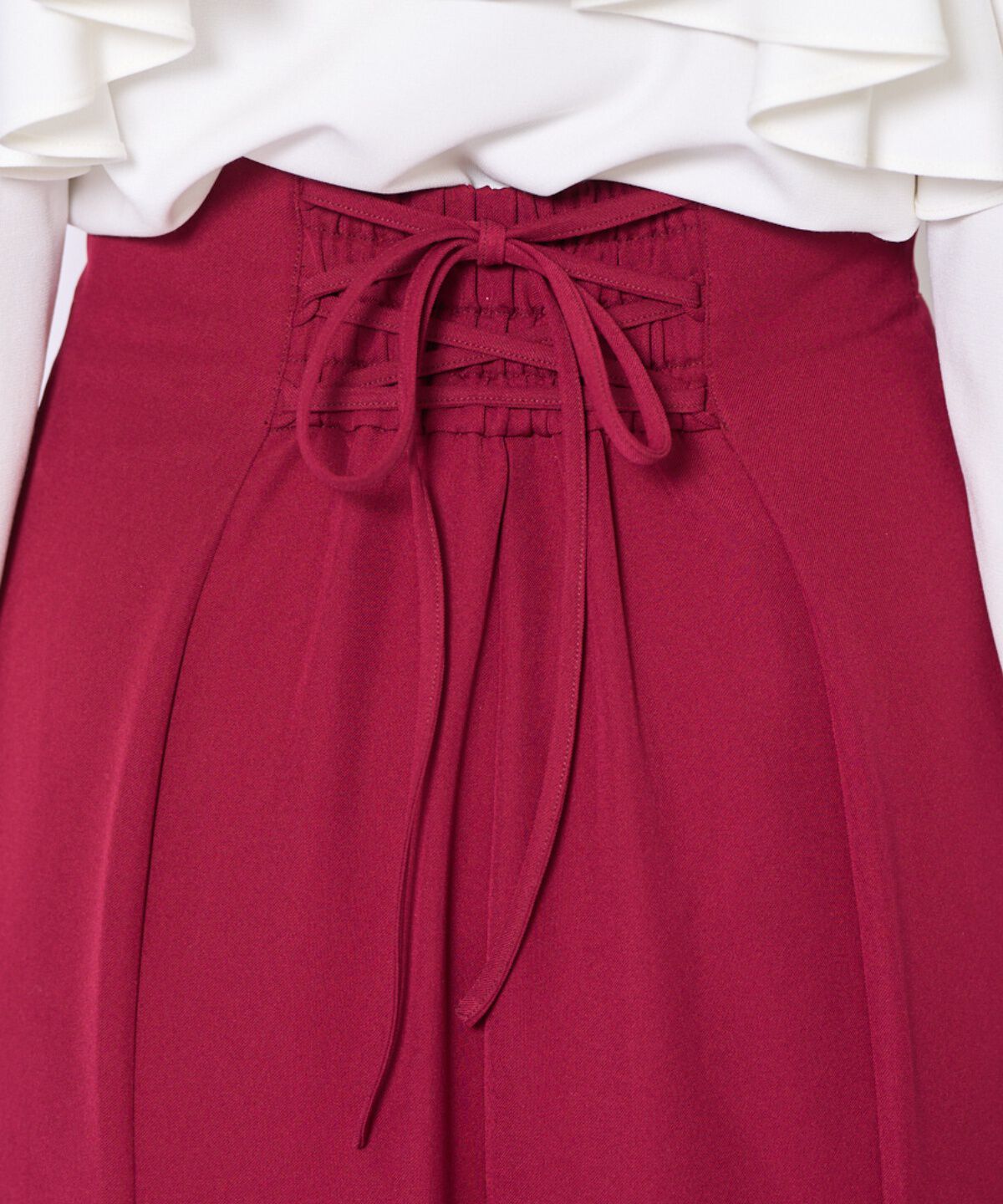 アンドクチュール「フロントZIPマーメイドスカート」|フレア|