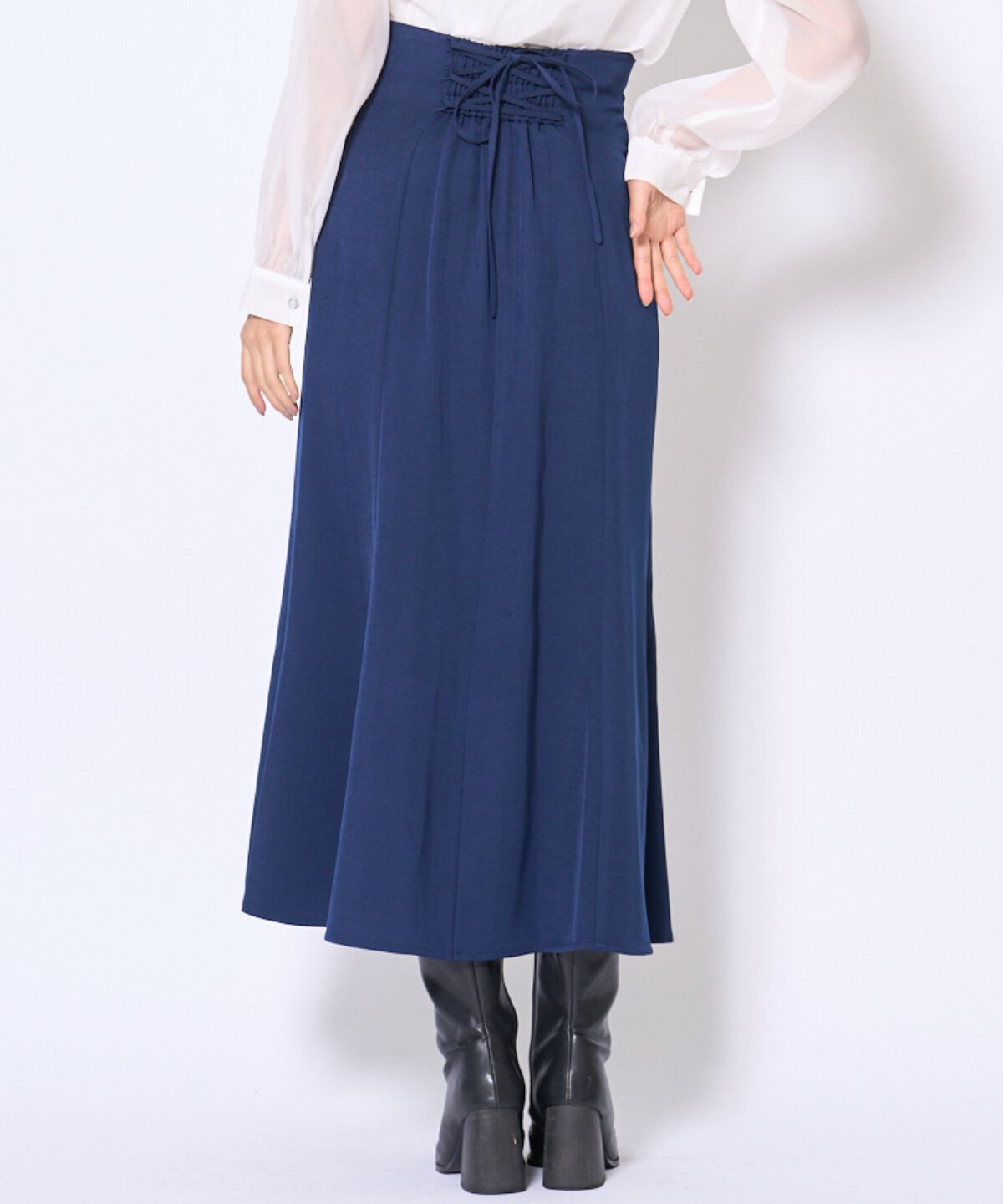 アンドクチュール「フロントZIPマーメイドスカート」|フレア|