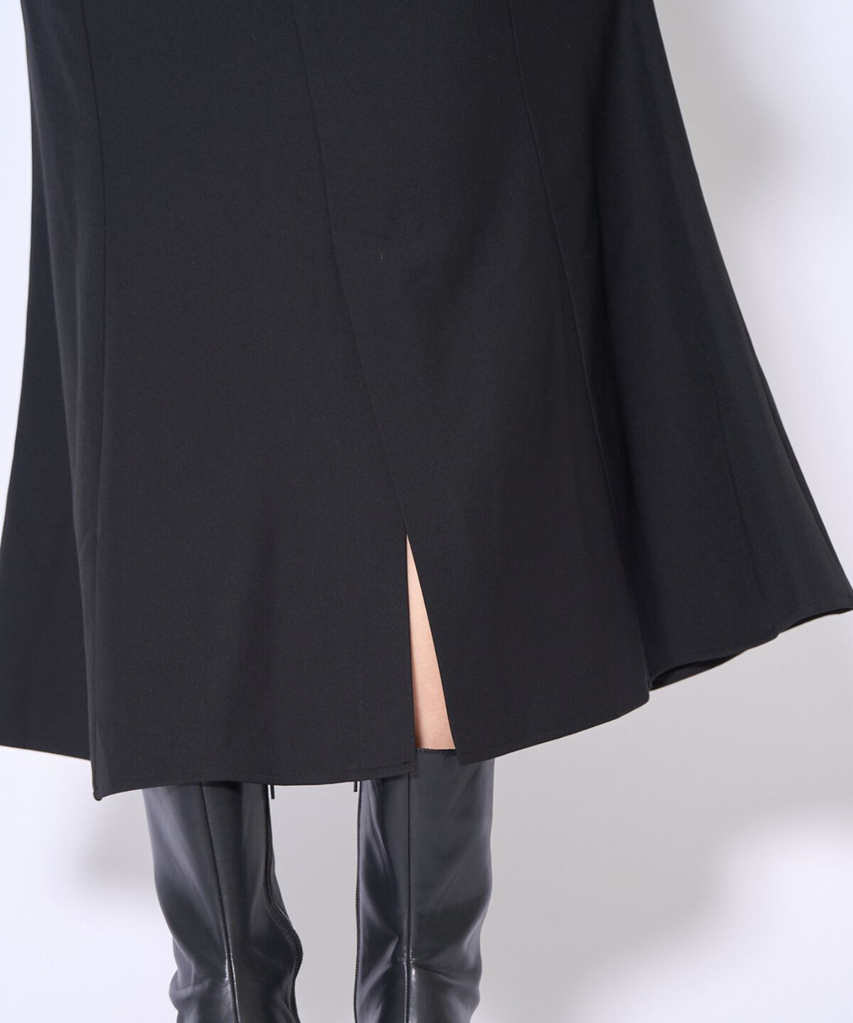 アンドクチュール「フロントZIPマーメイドスカート」|フレア|