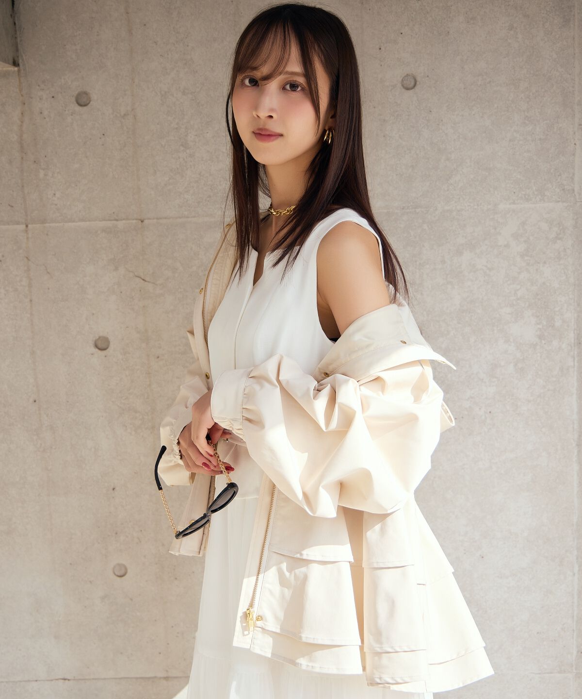 アンドクチュール「ペプラムマウンテンパーカー」|アウトドア|