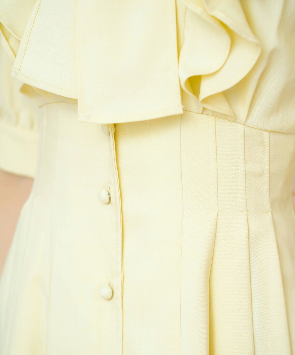 WILLSELECTION「ラッフルリボンタイシャツワンピース」|ワンピース|