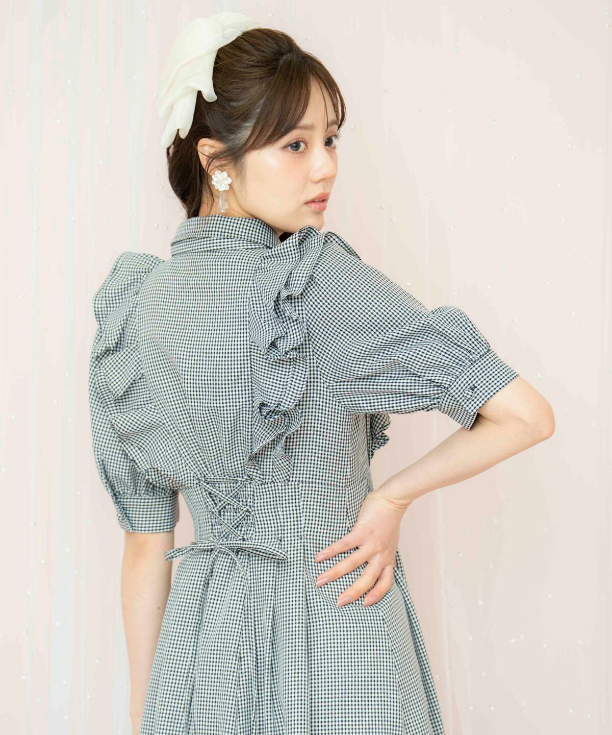 WILLSELECTION「ラッフルリボンタイシャツワンピース」|ワンピース|