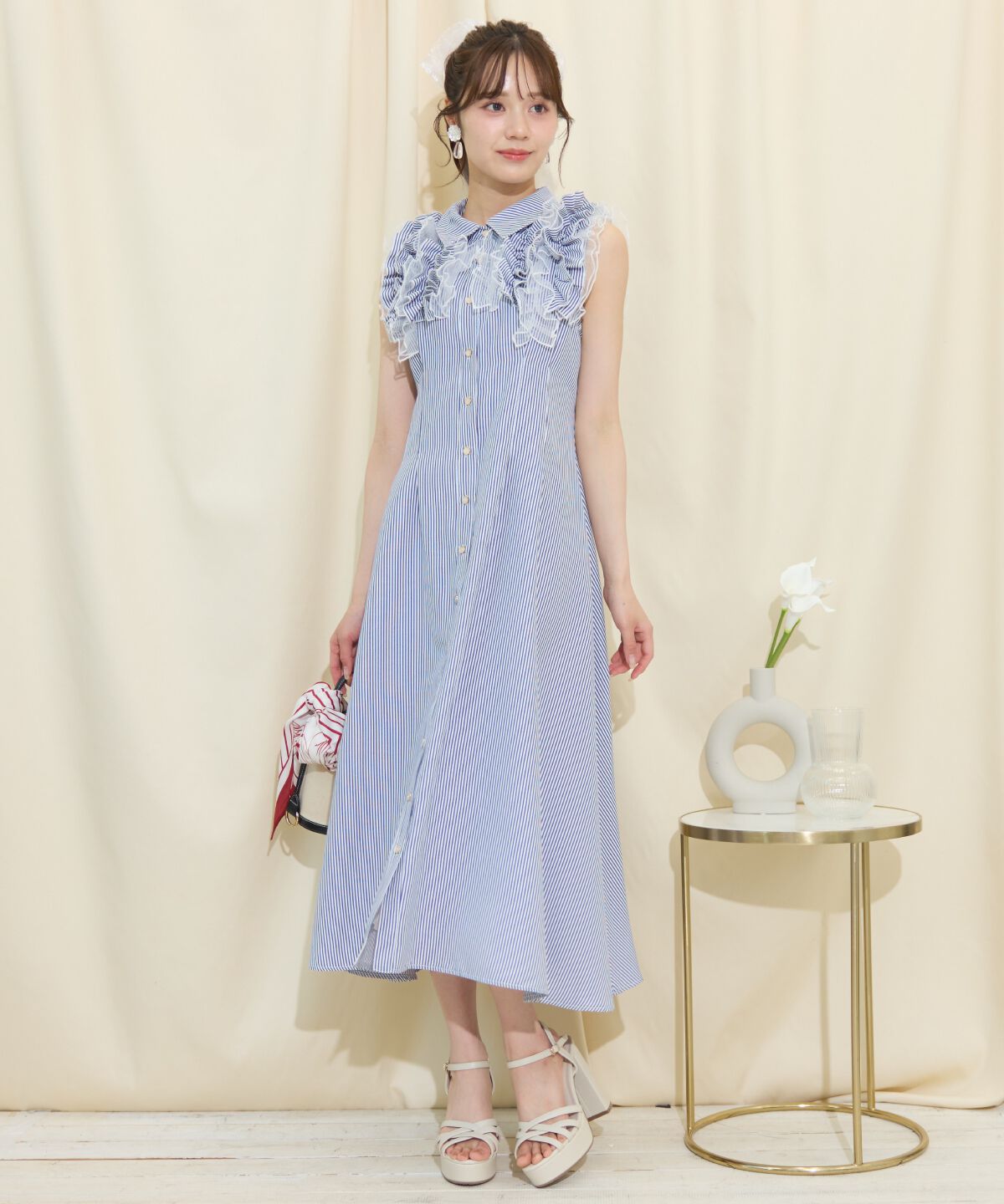 WILLSELECTION「チュールフリルワンピース」|ワンピース|