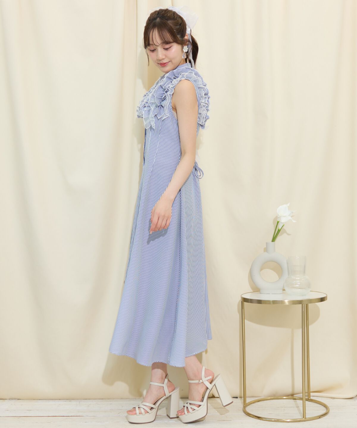 WILLSELECTION「チュールフリルワンピース」|ワンピース|