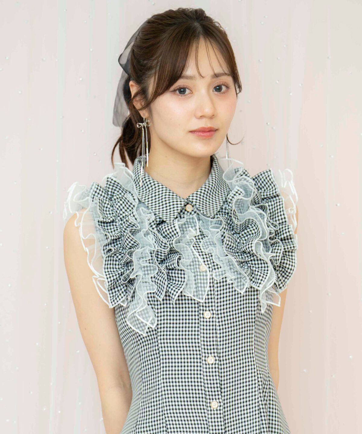 WILLSELECTION「チュールフリルワンピース」|ワンピース|