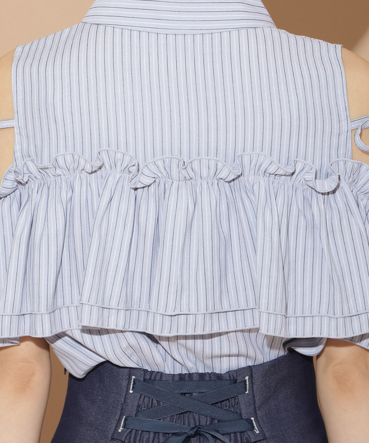 WILLSELECTION「ナローリボンオフショルブラウス」|シャツ・ブラウス|