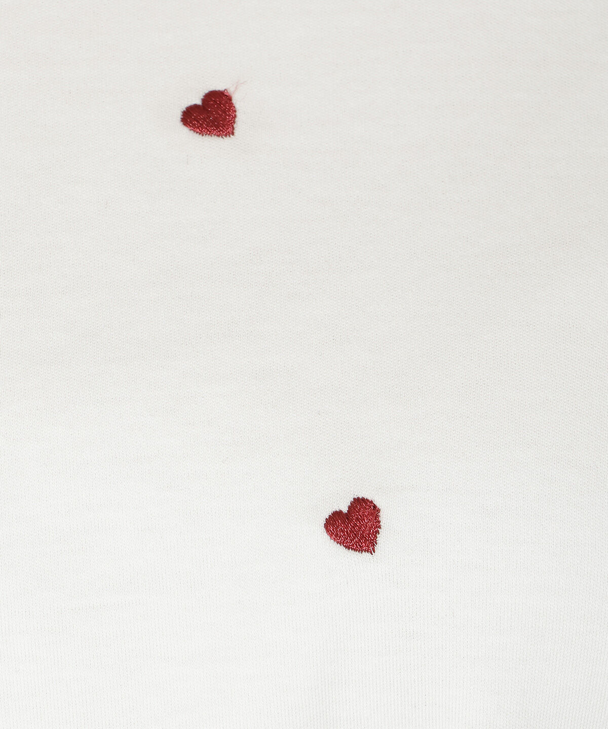 WILLSELECTION「ハート刺繍タックスリーブTシャツ」|Tシャツ・カットソー|