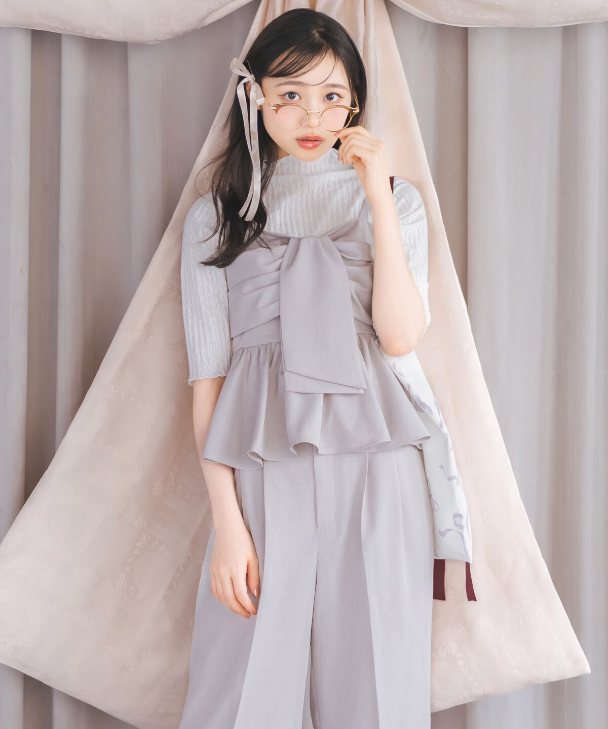 WILLSELECTION「リボンペプラムビスチェ」|その他|