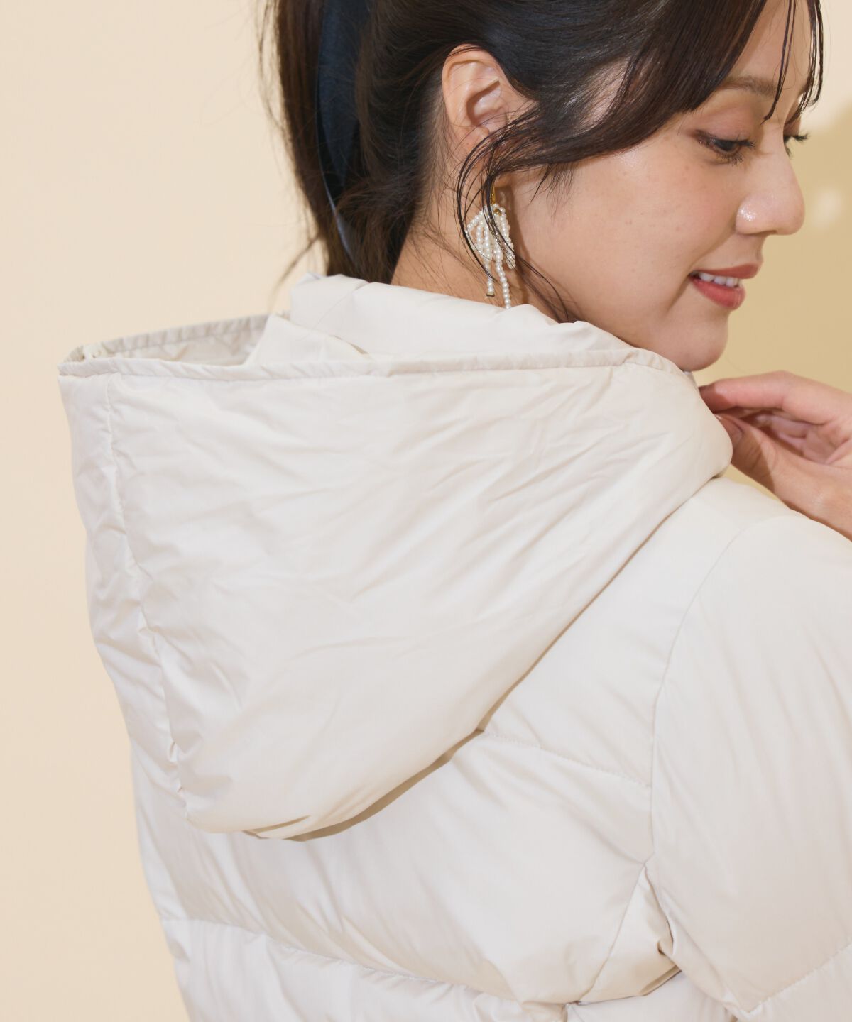 WILLSELECTION「ファー付きショートダウン」|ダウン|