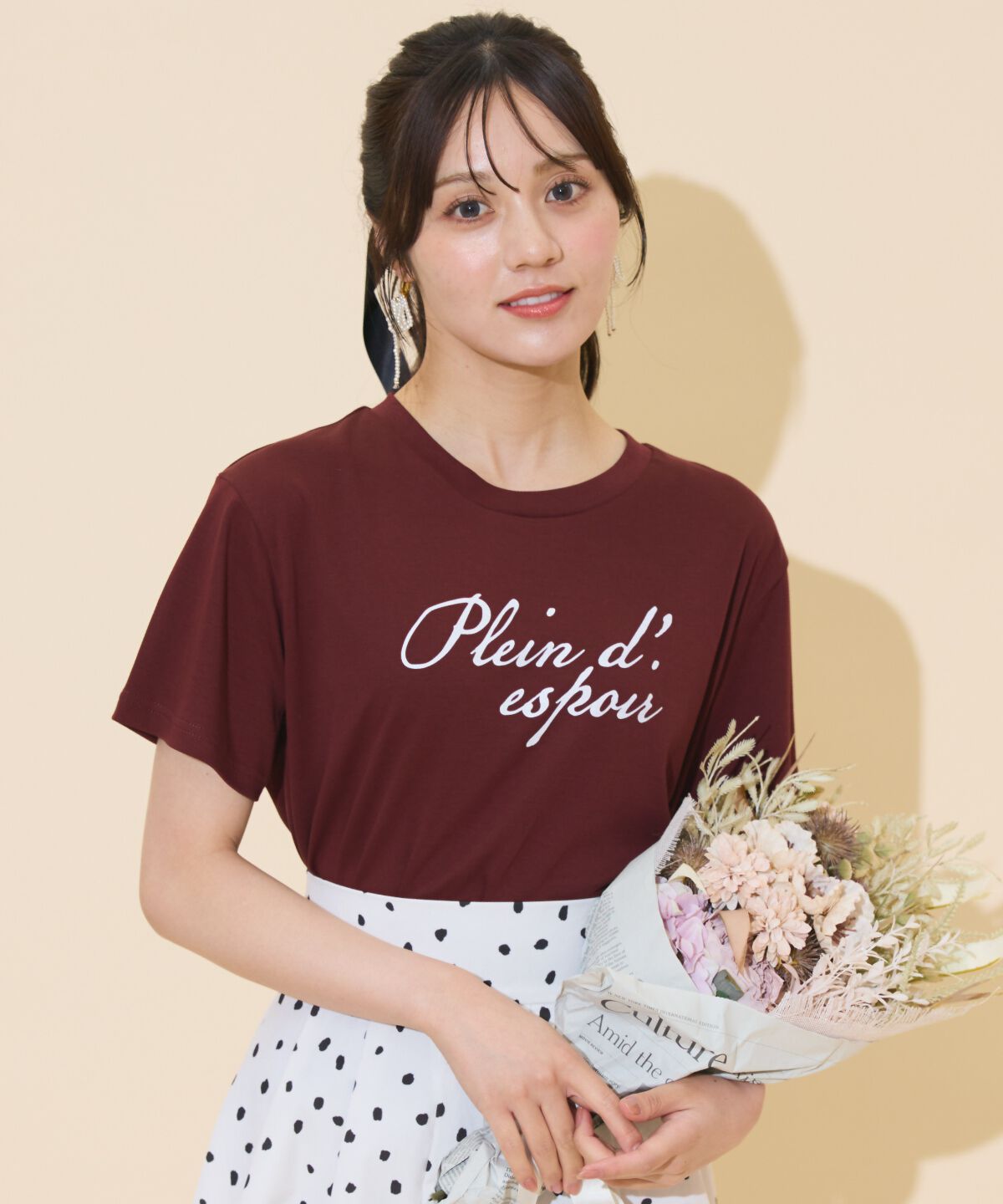WILLSELECTION「ドロップショルダーロゴTシャツ」|Tシャツ・カットソー|