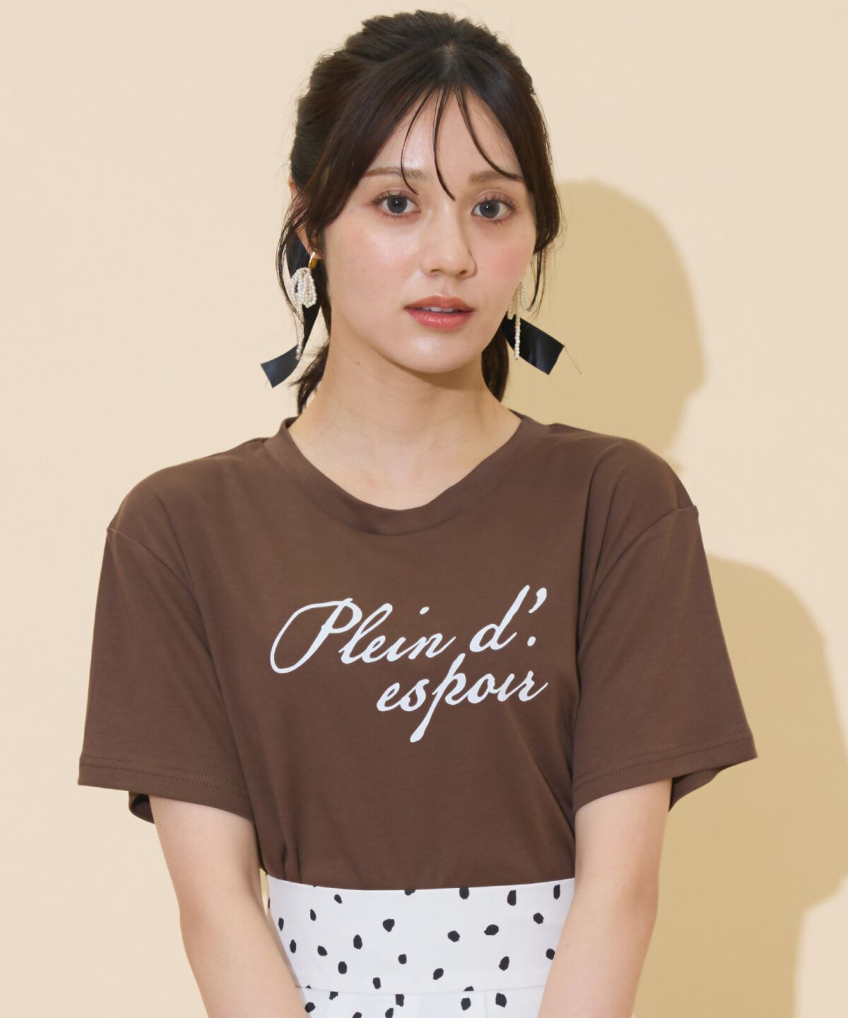WILLSELECTION「ドロップショルダーロゴTシャツ」|Tシャツ・カットソー|ﾀﾞｰｸﾌﾞﾗｳﾝ