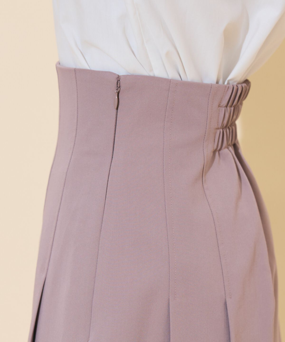 WILLSELECTION「ハイウエストプリーツミニスカート」|フレア|