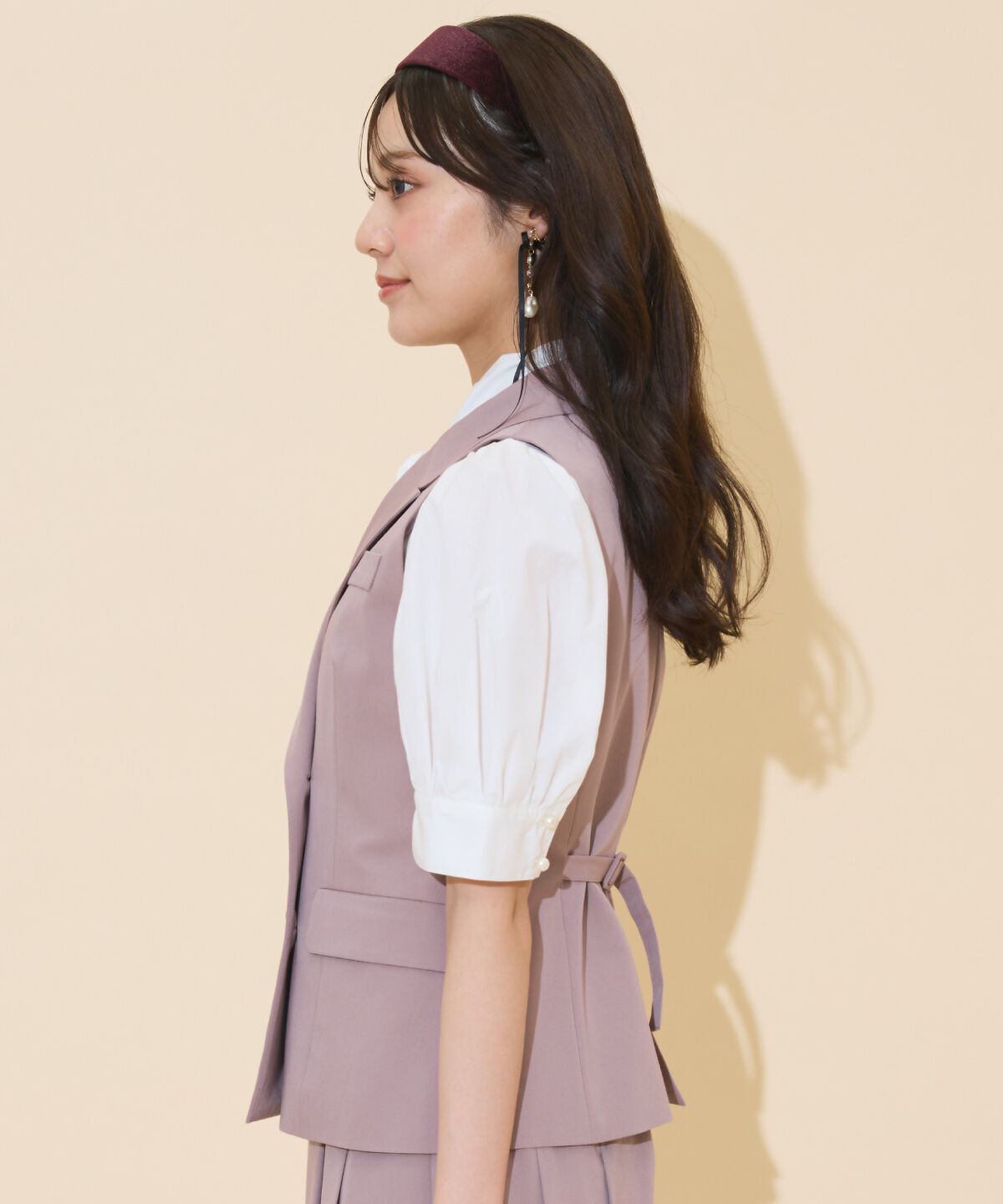 WILLSELECTION「ダブルボタンショートジレ」|その他|