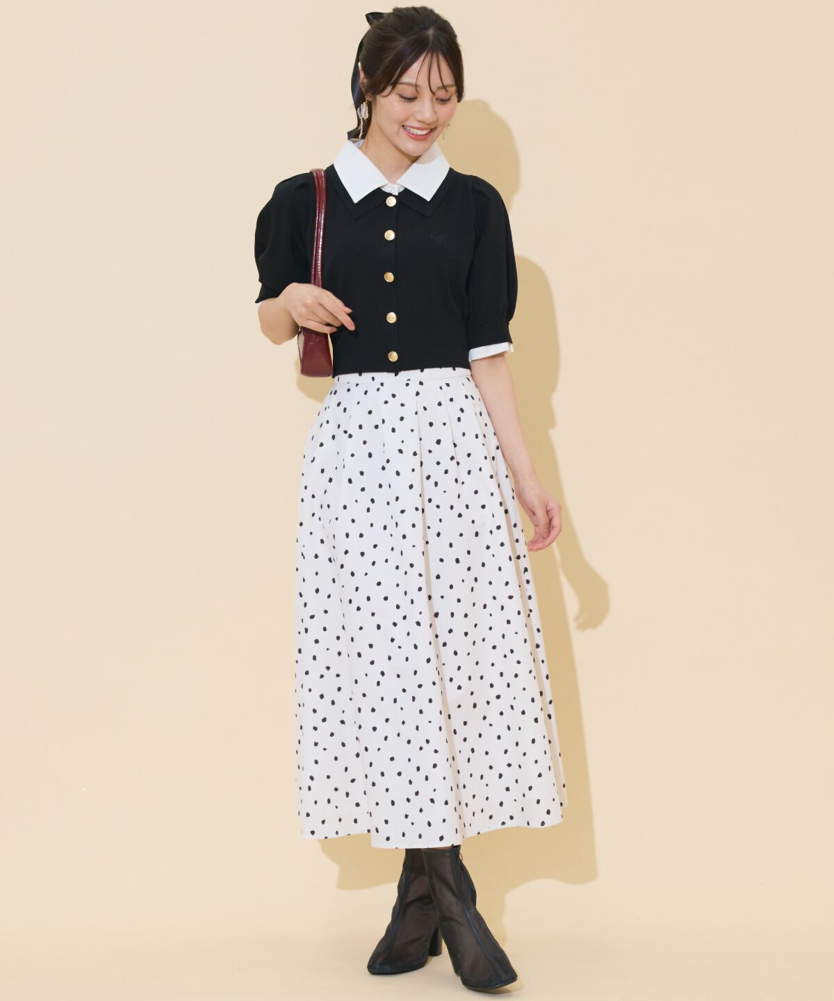 WILLSELECTION「レイヤードカラープルオーバー」|ニット・セーター|