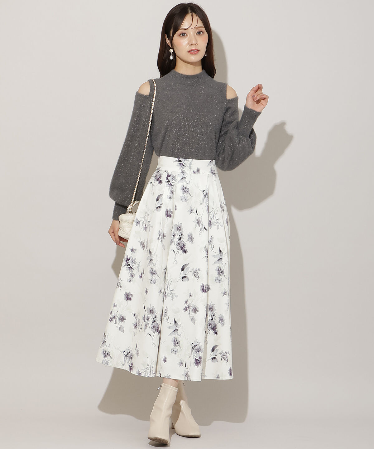 WILLSELECTION「ショルダースリットフェザープルオーバー」|ニット・セーター|