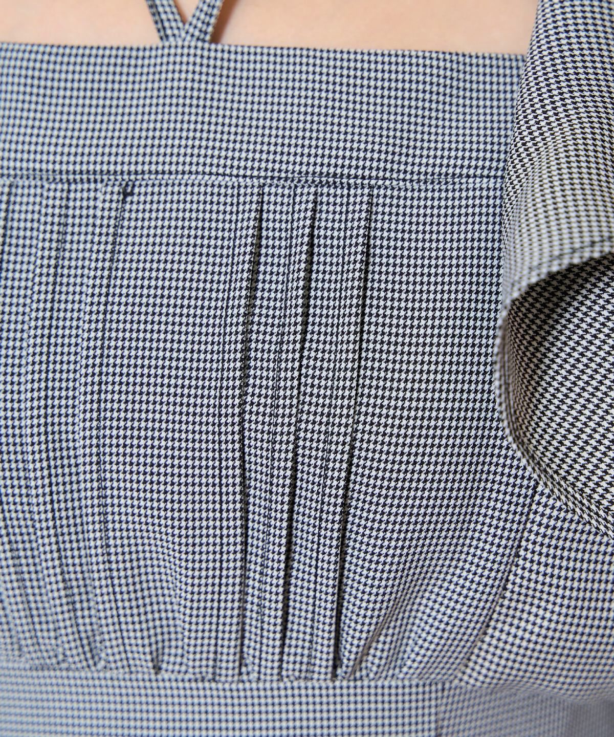 WILLSELECTION「ネックリボンギャザー切り替えワンピース」|ワンピース|