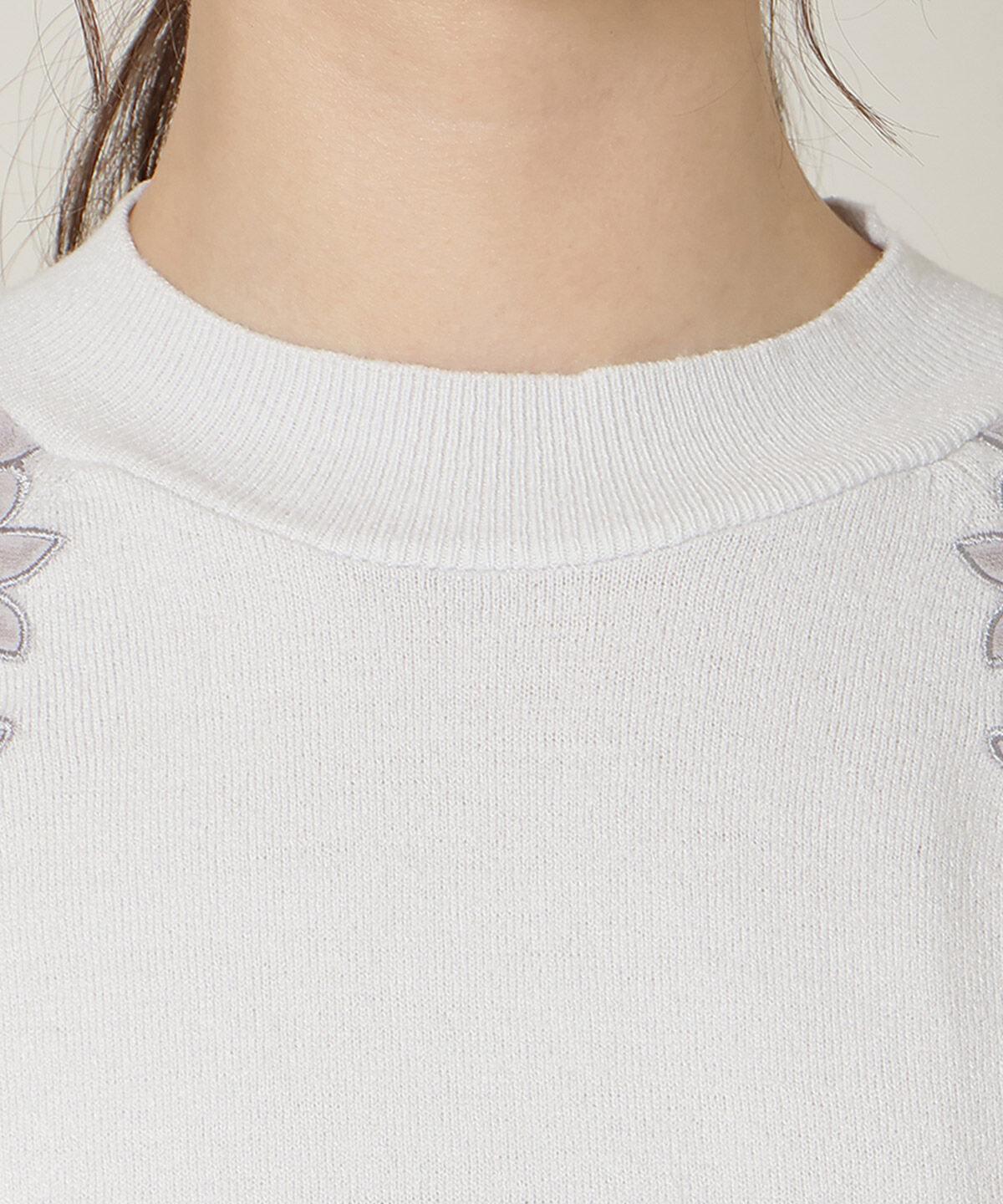 WILLSELECTION「ショルダーエンブロイダリーニット」|ニット・セーター|