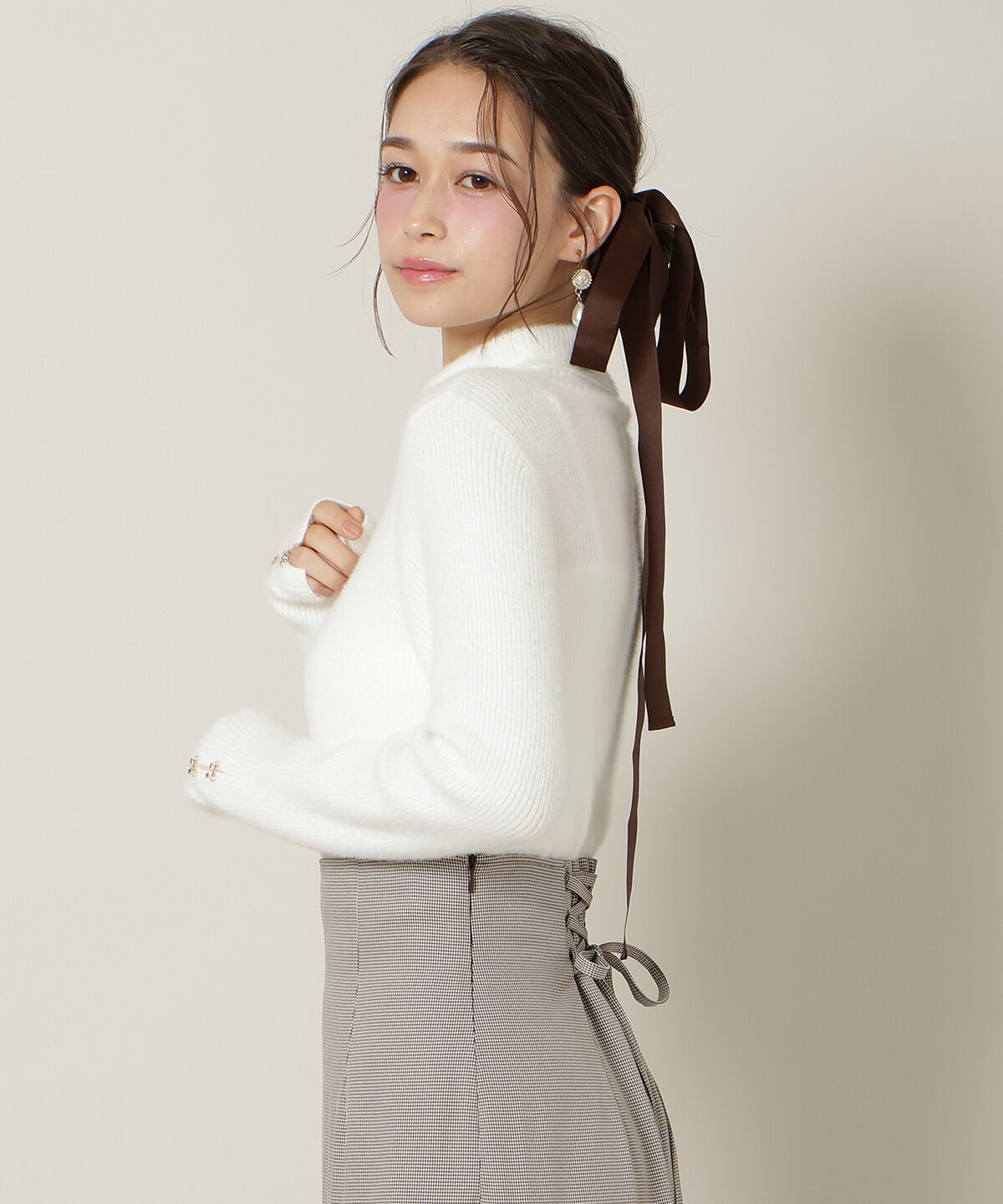 WILLSELECTION「FOXライクヤーンタートルネックプルオーバー」|ニット・セーター|