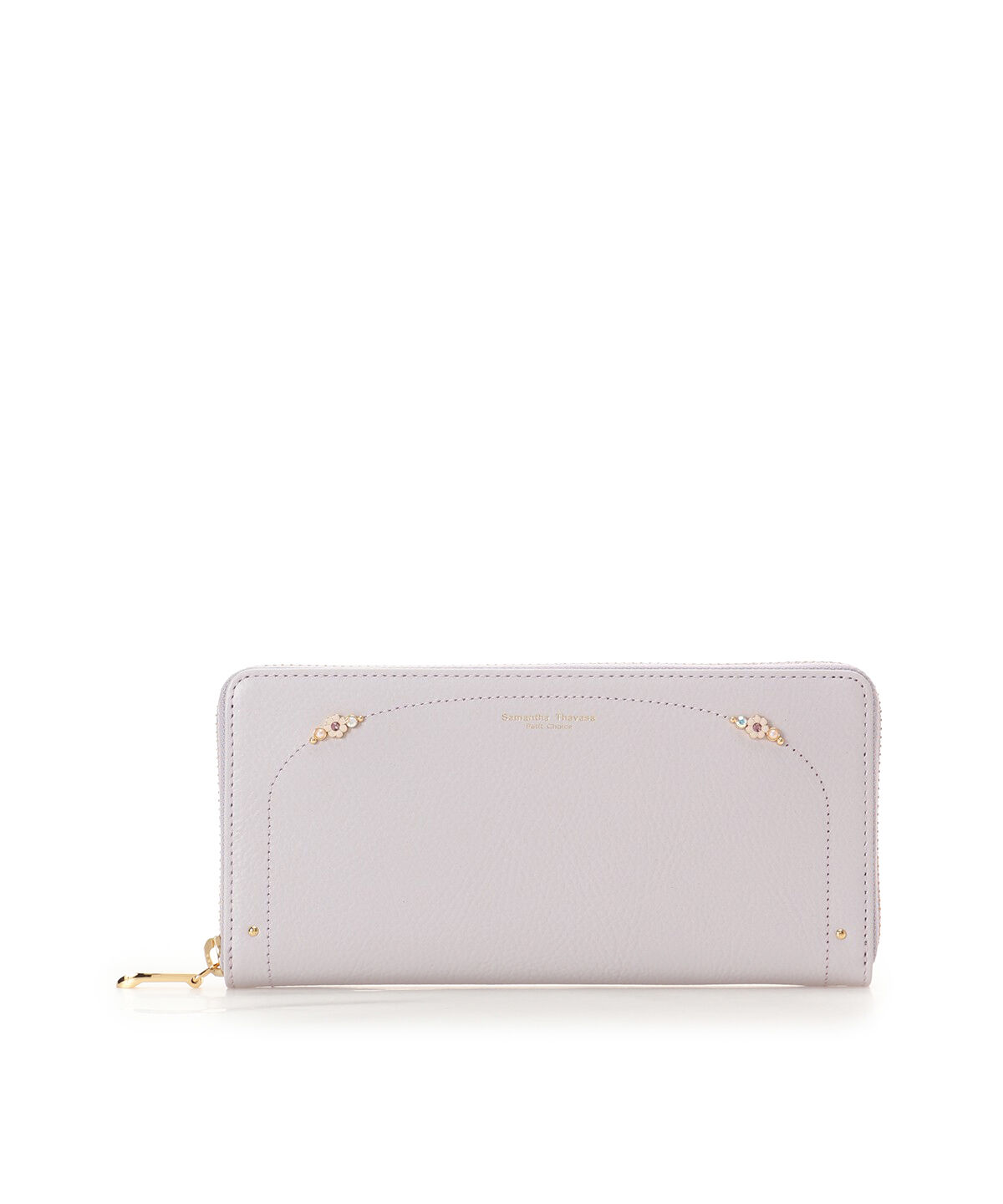 Samantha Thavasa Petit Choice「フラワーパール 長財布」|財布|ラベンダー