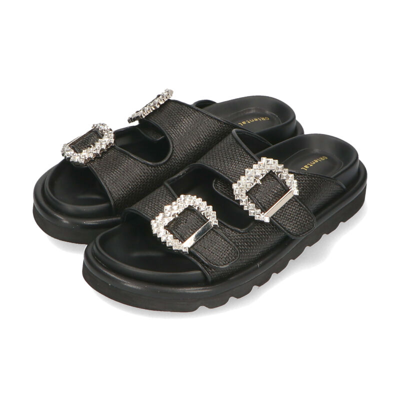 ORiental TRaffic「ビジューバックルコンフォートサンダル/31225」|サンダル|