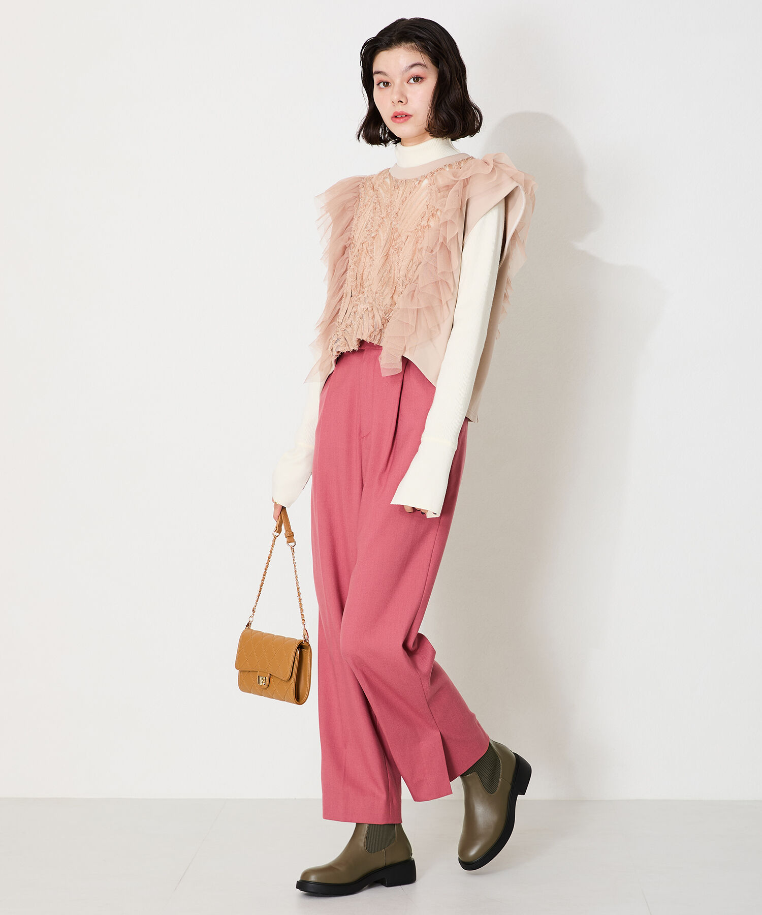 ORiental TRaffic「【BAG】キルティングお財布バッグ/BA-238 トレンド 人気 フェミニン カジュアル」|ショルダー・メッセンジャー|