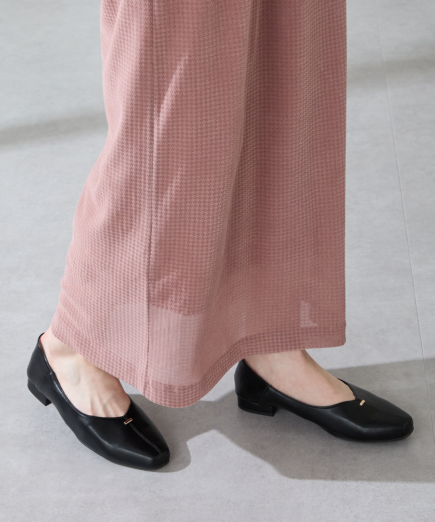 ORiental TRaffic「ゴールドパーツVカットバブーシュ/51312」|パンプス|